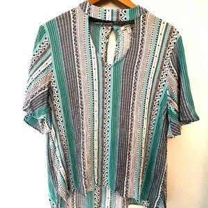 Aztec blouse
